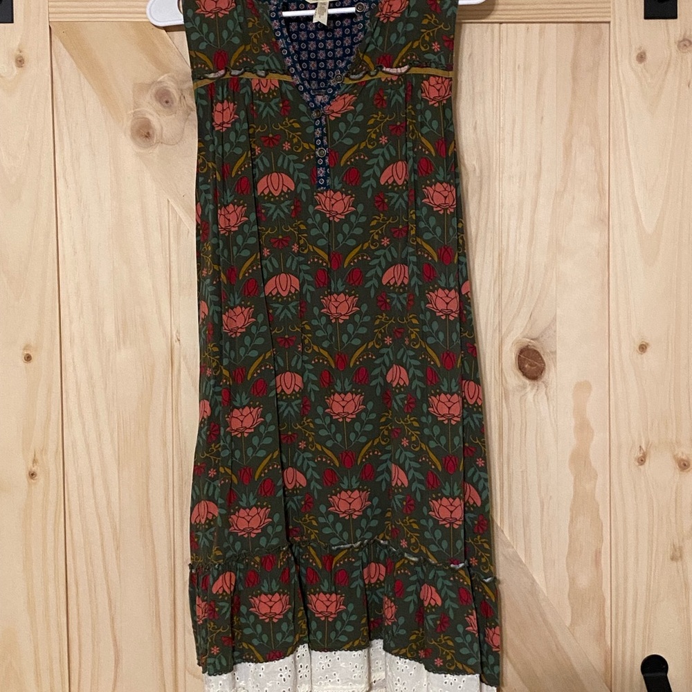 Matilda Jane Green and Pink Floral Dress